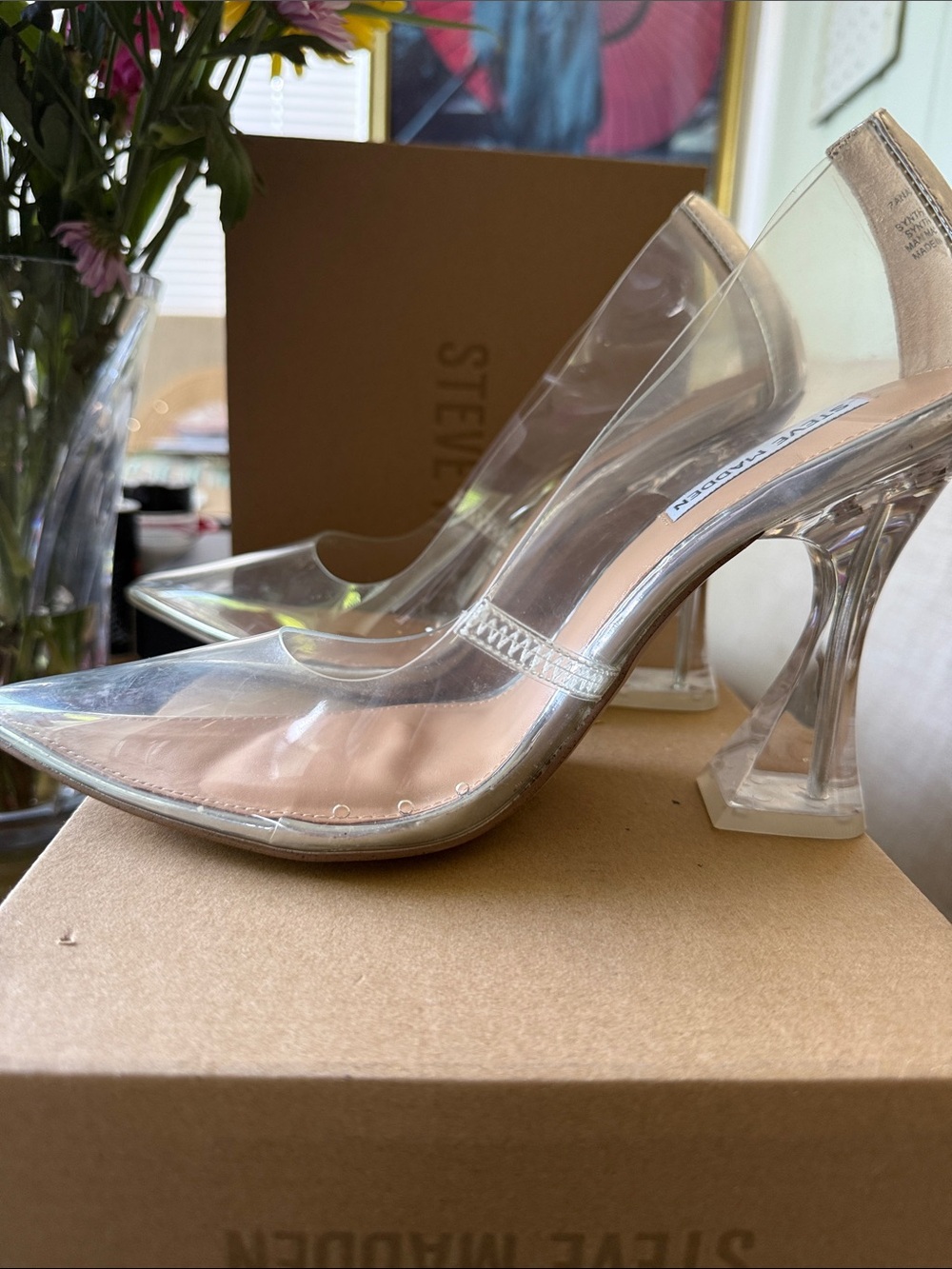 Steve Madden Translucent Heels